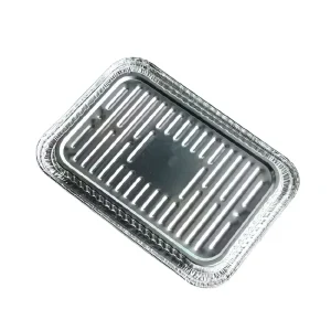 Deep Aluminum Foil Container with Foil Lid for Baking
