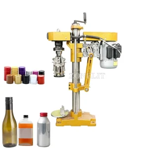 Desktop Semi Automatic Aluminum Twist off Ropp Capping Machine Bottle Cap Tightening Machine