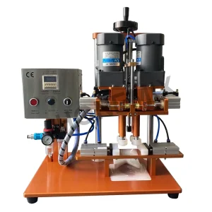 Desktop Semi-Automatic Small Capping Machine for Round Plastic Bottles
