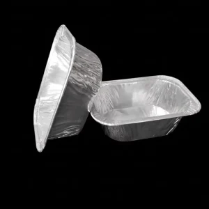 Disposable 150ML Food Grade Aluminum Foil Container with Customizable Logo for Airline Catering and Baking