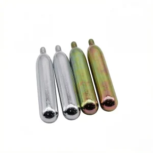 Disposable 33g CO2 Canister Cartridge Mini 24g 25g 28g 45g 60g 65g CO2 Gas Tank Cylinder Capsules for Inflatable Life Vest