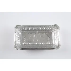Disposable Aluminum Foil Baking Tray Loaf Pan Food Storage Container Set with Lid