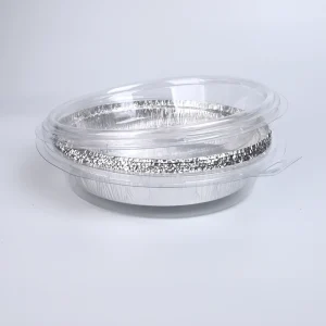 Disposable Aluminum Foil Containers for Fast Food Packaging Baking & Toasting Use