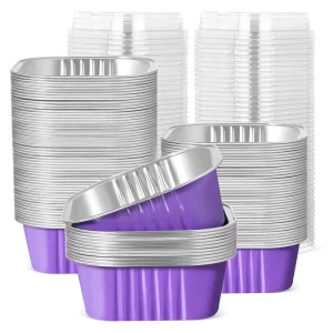 Disposable Aluminum Foil Food Containers 10 2000ml for Takeout Baking Catering