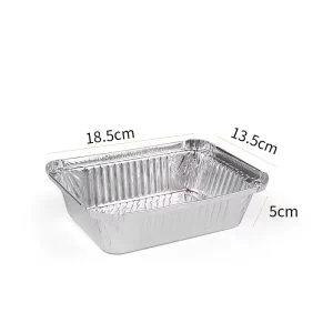 Disposable Aluminum Foil Loaf Pan Food Storage Container Set