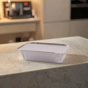 Disposable Aluminum Foil Pan with Aluminum Lunch Box Lid for Takeaway