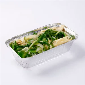 Disposable Aluminum Foil Takeaway Lunch Packaging Food Box