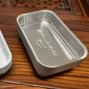 Disposable Aluminum Foil Tray Dish Container Aluminum Foil Containers for Food Storage and Packaging