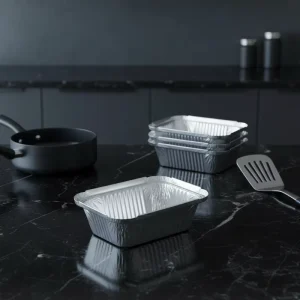 Disposable Aluminum Foil Tray for Takeaway, Catering, and Food Packaging