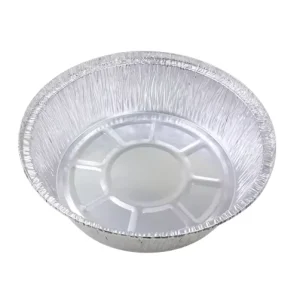 Disposable Food Grade Aluminum Foil Food Bowl Round Foil Box Container with 780ml Capacity for BBQ Meal Prep & Food Storage