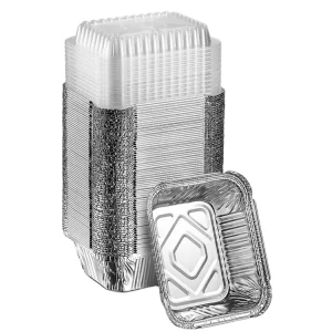 Disposable Food Grade Aluminum Foil Packaging Box and Container Pan