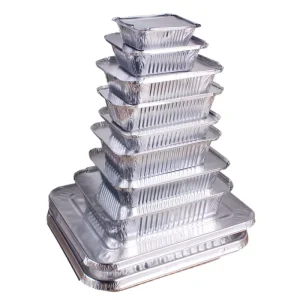 Disposable Full Size Deep Aluminum Foil Catering Pan for Buffet Party Roasting and Steam Table