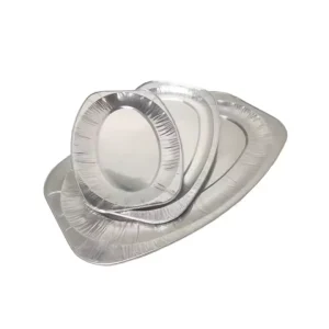 Disposable Oval Shallow Aluminum Foil Food Container Platter and Fish Grill Pan