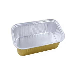 Disposable Rectangle Aluminium Foil Lid PP Plastic Container for Hot Dog Cake Candy & Airline Use Paper Cup Replacement