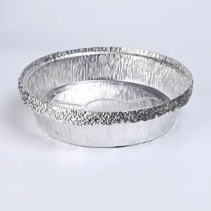 Disposable Rectangle Aluminum Foil Paper Containers with PP Plastic Lid for Baking and Toasting Pulp Moulded