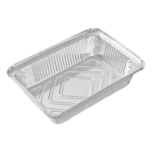Disposable Rectangular Aluminum Foil Food Tray Container Box