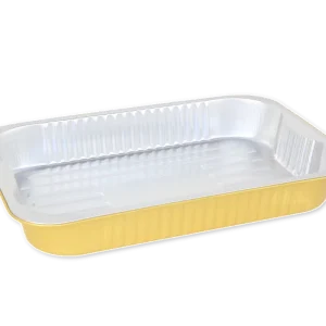 Disposable Rustproof Aluminum Foil Meal Prep Containers 2700ml Storage Case Rectangle Shape PP Plastic Type for Fishing Leader