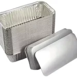 Durable 150ml & 200ml Food Grade Oven Safe Takeaway Containers Aluminum Foil Containers with Paper Lid
