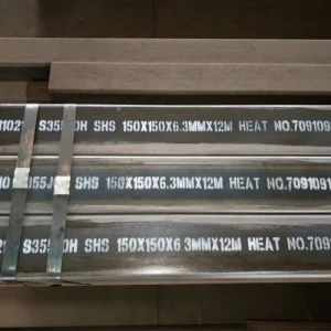 EN 10210 S355J0H Hot Finished SHS RHS Structural Steel Tube Custom Cut for Industrial Factory Steel Frames