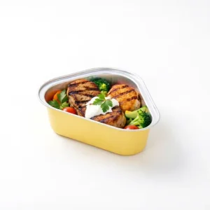 Eco-Friendly Disposable PP and Aluminum Foil Lid Containers Food-Grade T63 40ml