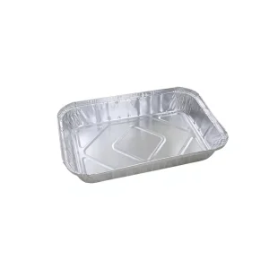 Eco Friendly Square Aluminum Foil Container with PET Lid Disposable Food Grade