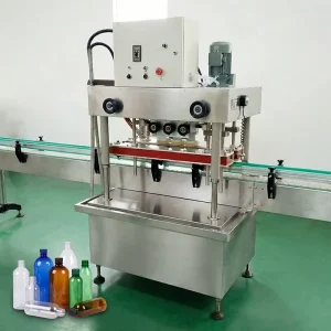 Electric Automatic 6-Spindle Screw Capping Machine for Plastic Bottles, Precision Torque Cap Tightening 30-120