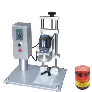 Electric Capping Machine for Glass Bottles and Jars, Plastic and Metal Packaging