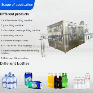 Electric Full Automatic High Productivity Can Filling Machine for Tea Beer Juice Carbonated Drinks Beverage Canning Line 1 Year
