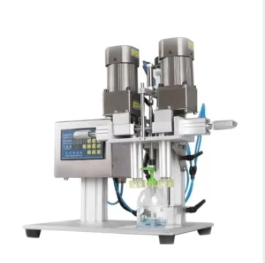 Electric Pneumatic Semi-Automatic Desktop Capping Machine for Cosmetic and Detergent Bottles