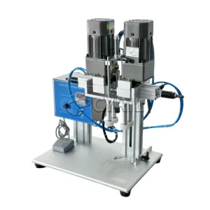 Electric Semi-Automatic Four-Wheel Capping Machine 6100 for Plastic and Glass Bottles 20-35 Bottles/Min Beverage Health Product