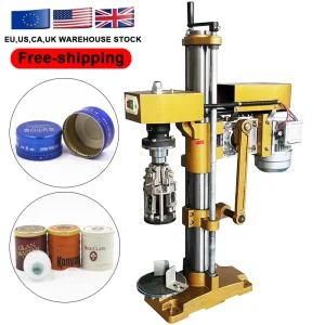 Electric Semi-Automatic ROPP Glass Bottle Capping Machine for Food-Grade Olive Oil Wine and Water Twist-Off Caps