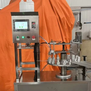Electric Semi automatic 502 Liquid Strong Adhesive Filling and Capping Machine with Motor Gear Pump