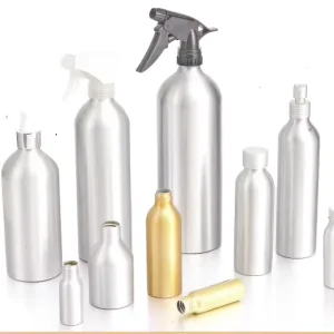 Empty 30ml 50ml 100ml 150ml 250ml 500ml Metal Dropper Spray Lotion Pump Screw Lid Aluminum Bottle for Wine Vodka Coffee Juice
