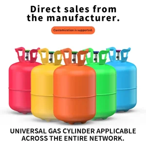 Empty Helium Gas Cylinder 99.99% Pure High Pressure for Party Balloons and Decorations