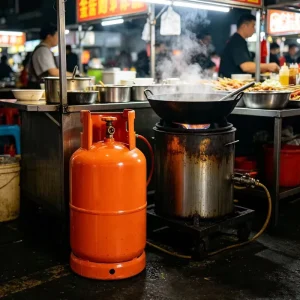 Empty Steel Low-Pressure LPG Gas Cylinder 12.5KG