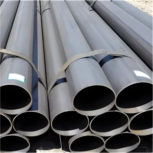 Factory Black ERW Round Carbon Steel Pipe
