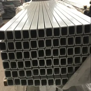 Factory Direct 6000 Series Aluminium Square Rectangular Tubing Mill Finish Anodized Hollow Profile Pipe Bending Welding Cutting