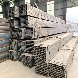 Factory Direct Black Square Rectangular Steel Pipe and Tubes Metal Carbon Square Steel Tube