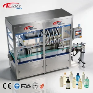 Factory Direct Daily Chemical Cosmetic Filling Production Line Automatic Servo Gear Pump Filling Machine