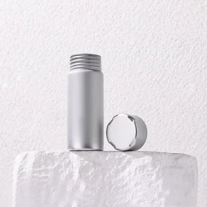 Factory Direct Empty Small 50ml Aluminum Bottles Metal Bottle for Cosmetic Packaging With Child Resistant Screw Lid