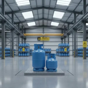 Factory Direct Sale Yidingli LPG 12KG Household Steel LPG Cylinder Empty Bottle Refillable Liquefied Petroleum Gas Tank 24L