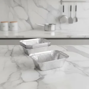 Factory Heavy Duty Aluminum Foil Containers with Lids for Restaurant Catering Home Use