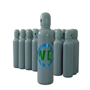 Factory Price 99.999% 40L 50kg SF6 Gas Steel Cylinder 135 Bar Pressure for Power Plant