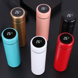 Factory Suppliers 500ml Food Grade Metal Stainless Steel Smart Reminder Water Bottle