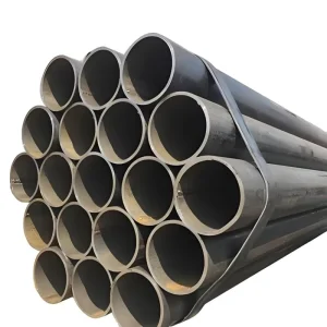 Factory Supply Black Welded Round Pipe Carbon Steel Tube Q235B for Construction