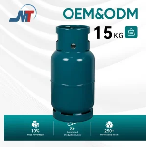 Farm-Grade 15KG LPG Gas Cylinder ISO 9001 Certified 35.5L Capacity for Agri-Processing Plants
