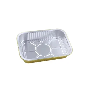 Food Grade Aluminum Foil Container for BBQ Grilling Baking Takeaway Packaging