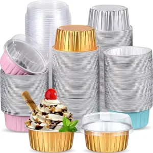 Food Grade Aluminum Foil Gyro Pita Trays Microwave Safe Blister-Process Dish for Greek Takeaway