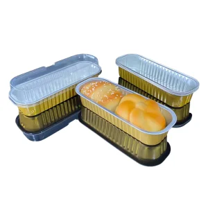 Food Grade Aluminum Foil Takeaway Container with Heat Seal Lid Moisture-Proof Airtight Disposable Storage Box for Restaurant