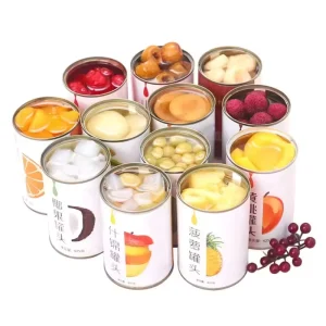 Food Grade Tin Cans with Embossed Surface Shape Pull Ring Sealed 700ml 750ml Metal Cans for Snack Candy Milk Metal Container